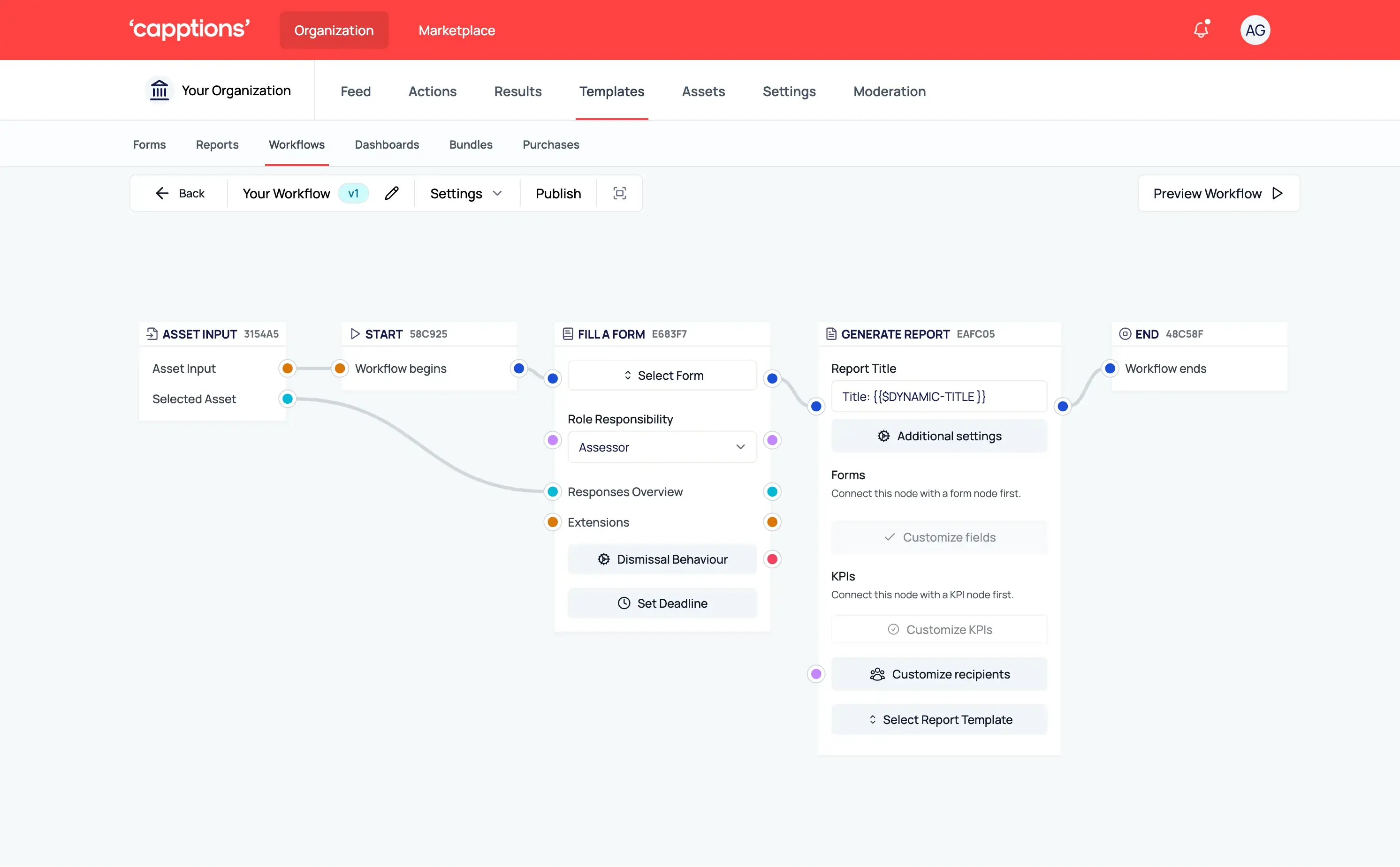 Capptions Direct Workflows